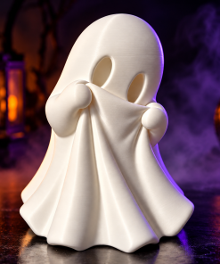 Peek-A-Boo Ghost – 3D Printed Halloween Decoration